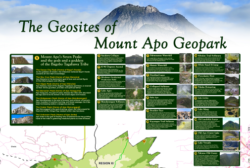 The Geosites of Mount Apo Geopark